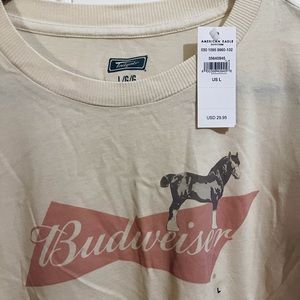 Women’s tailgate Budweiser shirt!